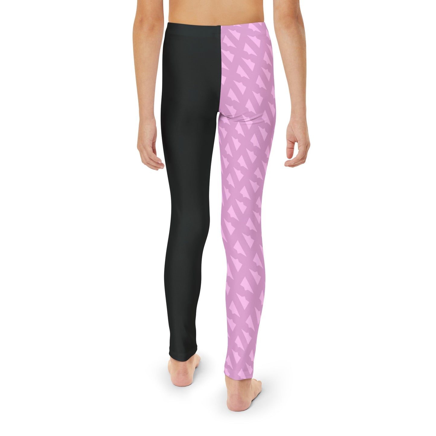 N'sTooth Color Block Youth Full-Length Leggings (AOP)