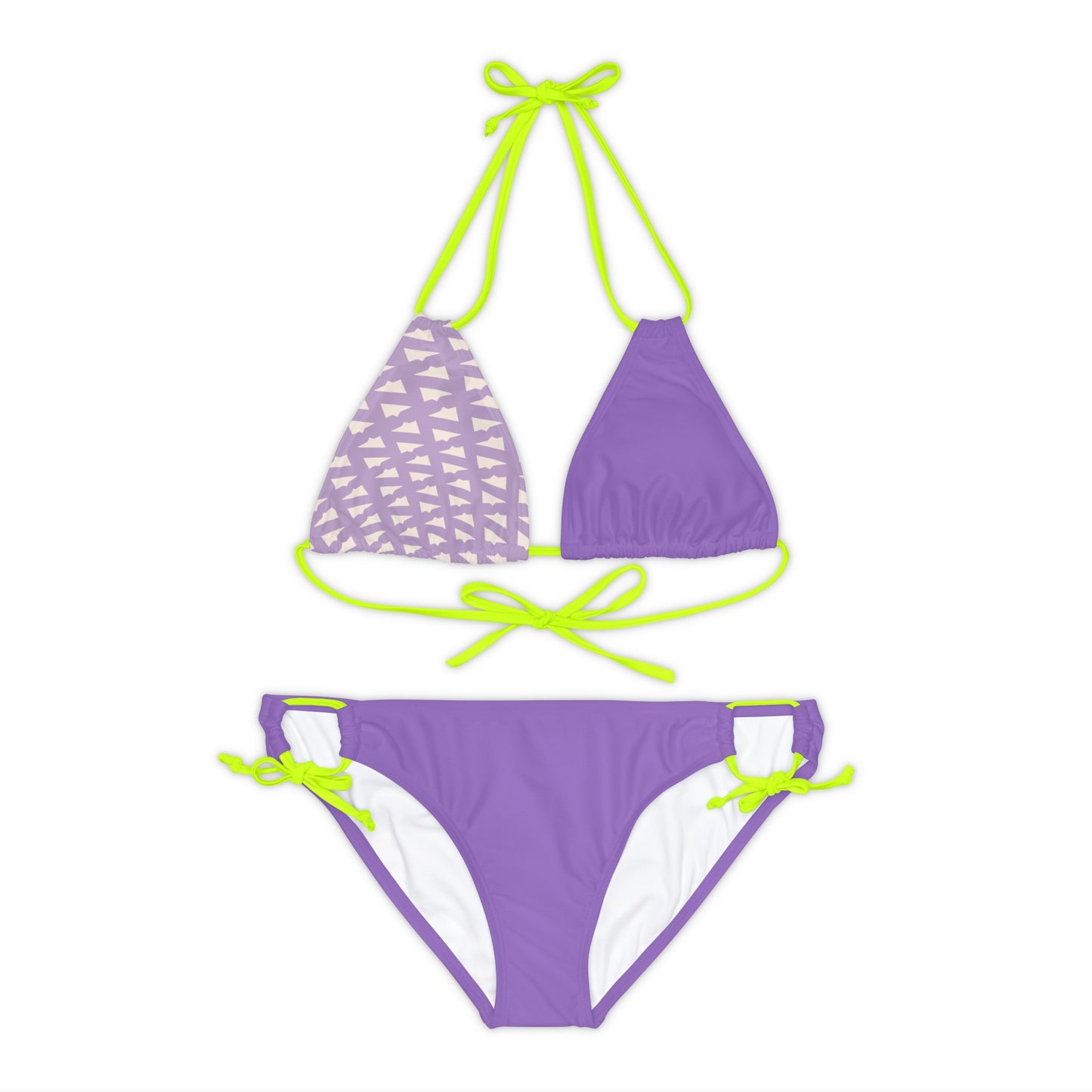 Kitted-Up Strappy Bikini Set (AOP)