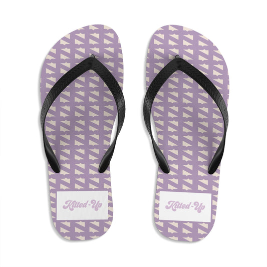 N'sTooth Unisex Flip-Flops (Lavender/Bone/Black)