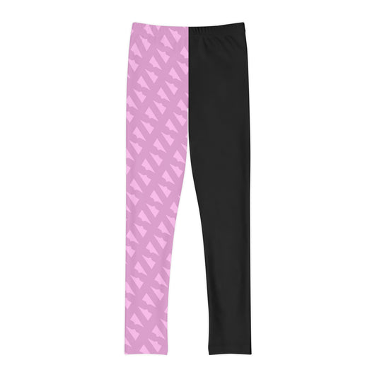 N'sTooth Color Block Youth Full-Length Leggings (AOP)