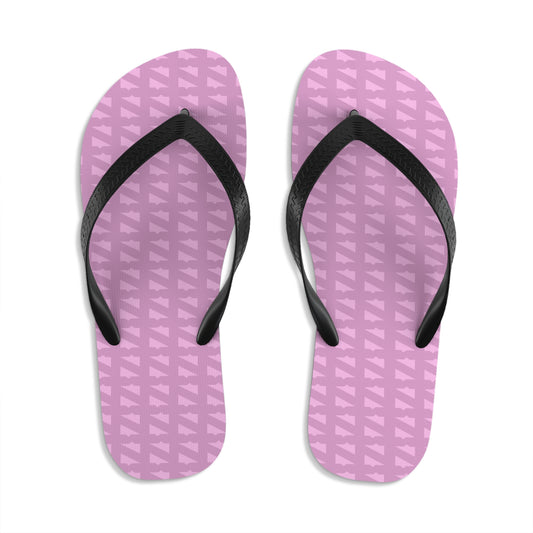 N'sTooth Unisex Flip-Flops (Pink)