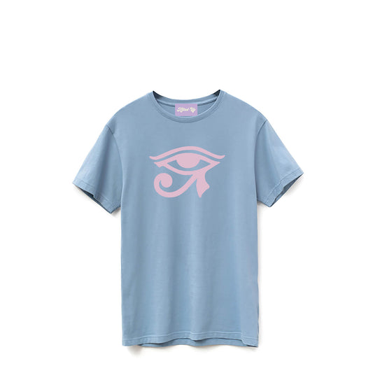 Eye of Ra T-Shirt Blue/Pink Eye