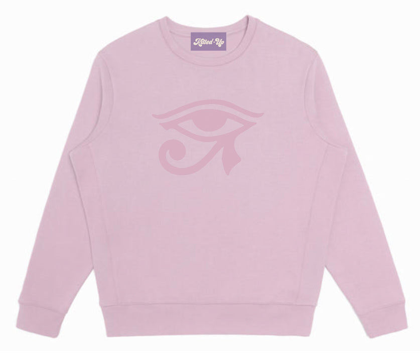 Eye of Ra Crewneck with Tonal Eye